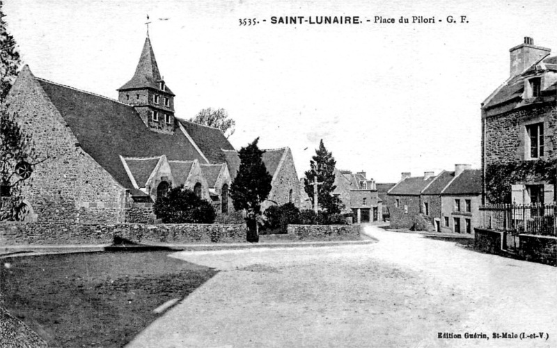 Ville de Saint-Lunaire (Bretagne).