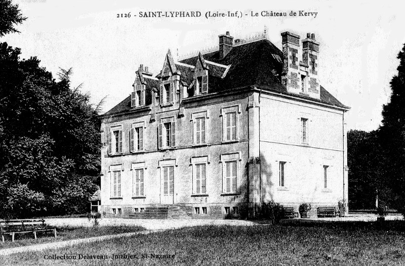 Chteau de Kervy  Saint-Lyphard (anciennement en Bretagne).