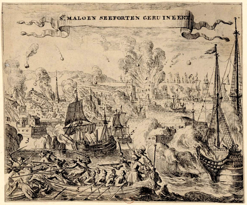 Bombardement de Saint-Malo en 1693.