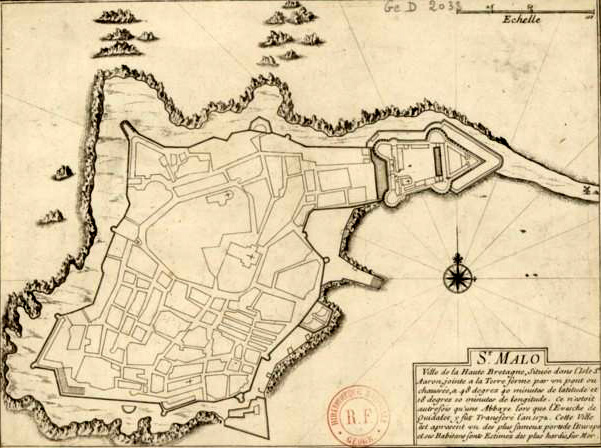 Ville de Saint-Malo au XVIIIème siècle