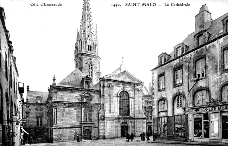 L'ancienne cathdrale Saint-Vincent de Saint-Malo (Bretagne).