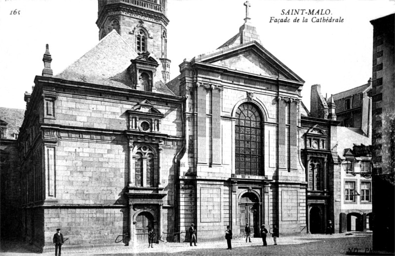 L'ancienne cathdrale Saint-Vincent de Saint-Malo (Bretagne).
