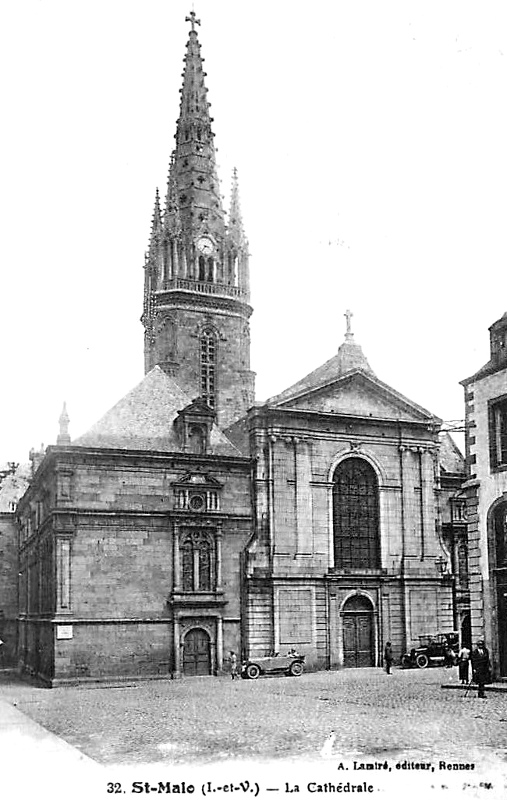 Ville de Saint-Malo : la cathdrale.