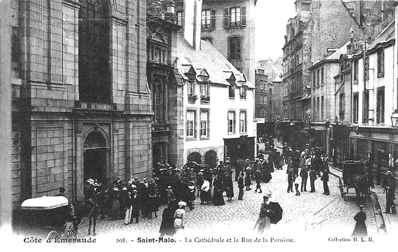 Ville de Saint-Malo : la cathdrale.