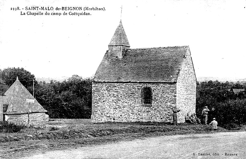 Chapelle de Saint-Malo-de-Beignon (Bretagne).
