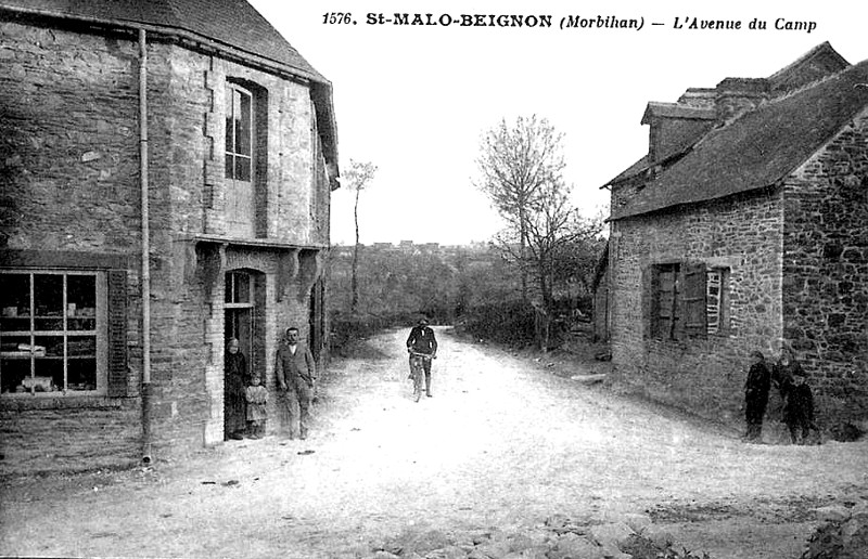 Ville de Saint-Malo-de-Beignon (Bretagne).