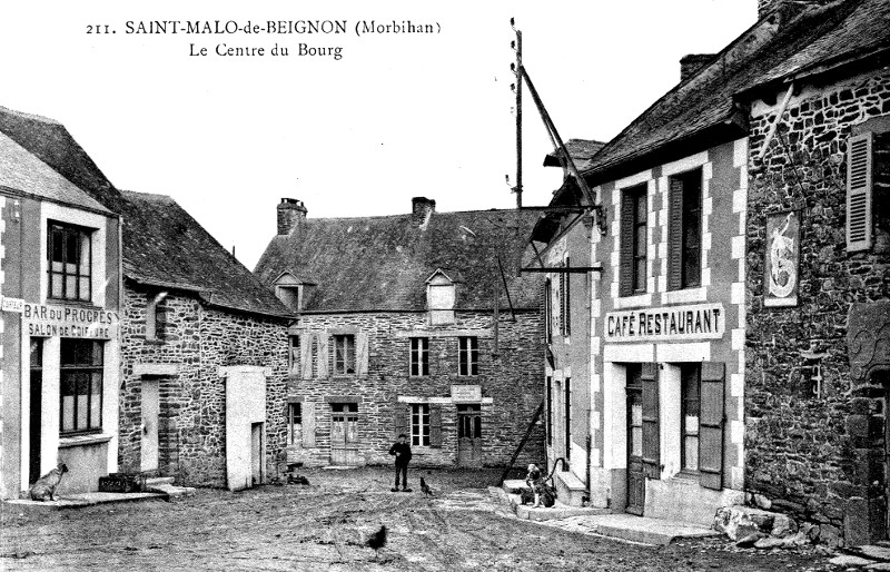 Ville de Saint-Malo-de-Beignon (Bretagne).