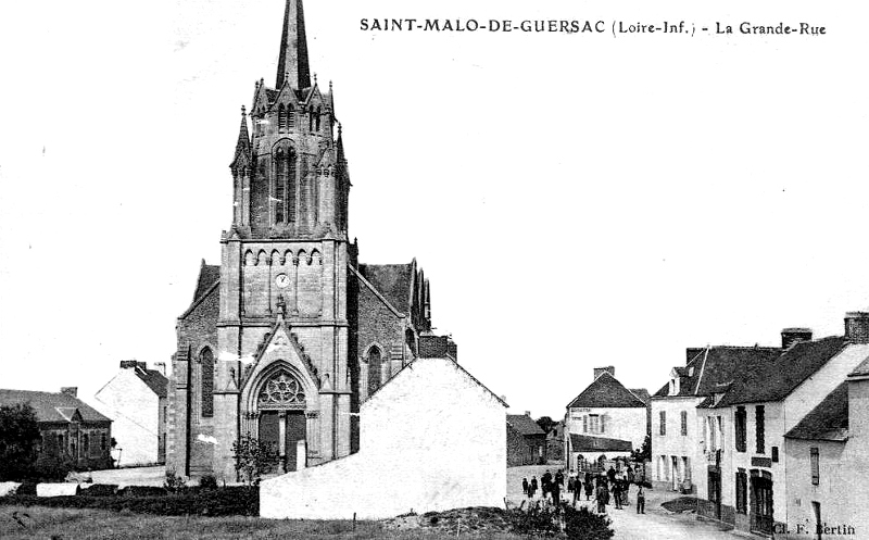 Eglise de Saint-Malo-de-Guersac (anciennement en Bretagne).