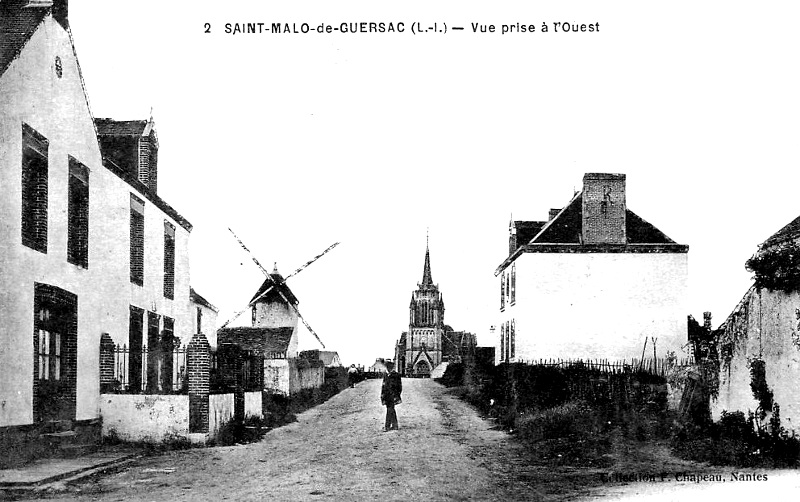Ville de Saint-Malo-de-Guersac (anciennement en Bretagne).