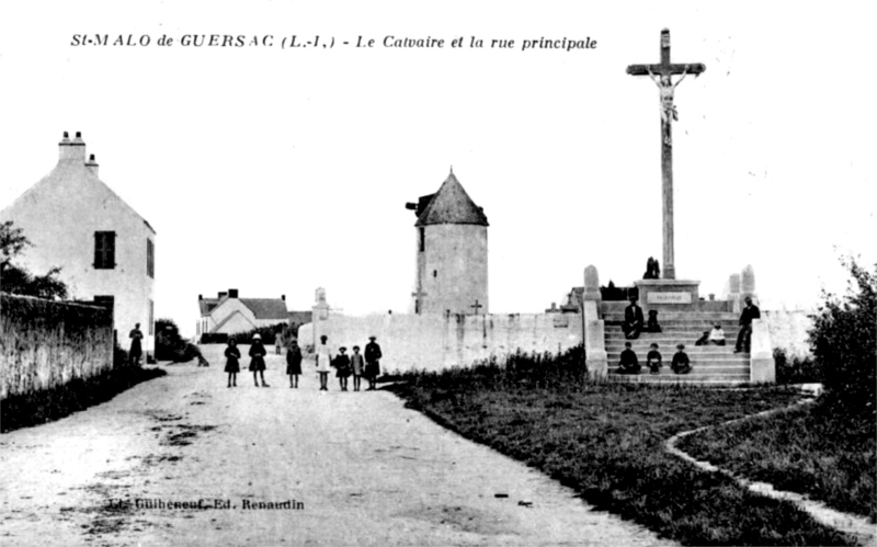 Calvaire de Saint-Malo-de-Guersac (anciennement en Bretagne).