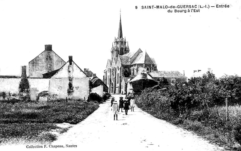 Ville de Saint-Malo-de-Guersac (anciennement en Bretagne).