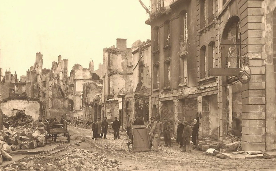 Saint-Malo en 1944.