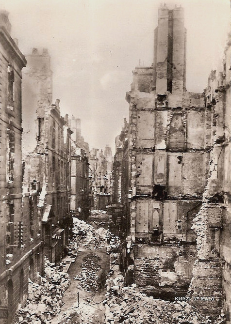 Saint-Malo durant la guerre de 1940-1944.