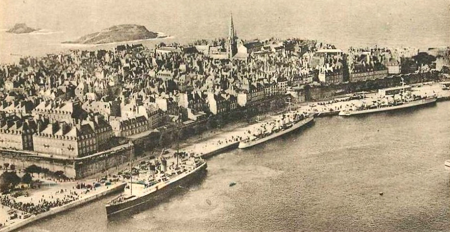 Saint-Malo durant la guerre de 1940-1944.