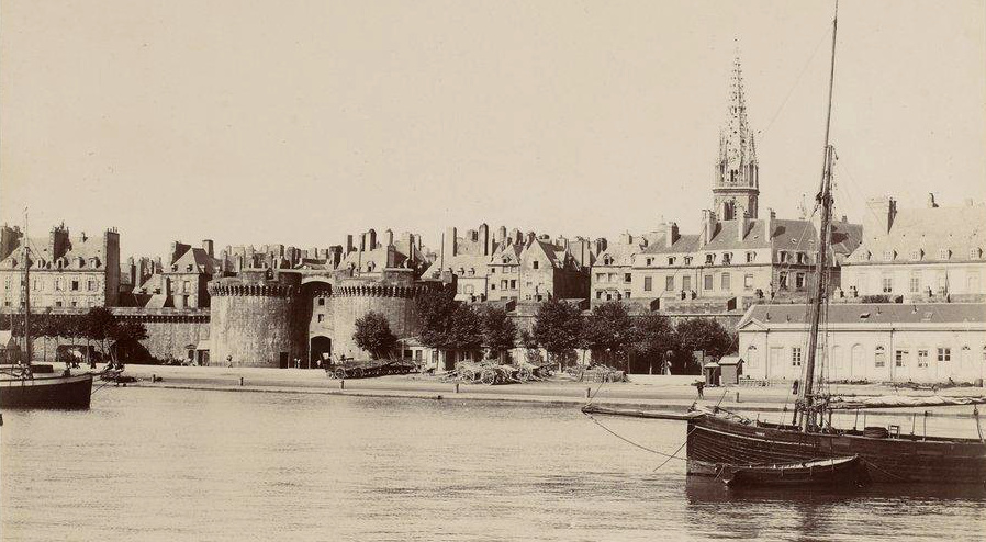 Saint-Malo : la grande porte.