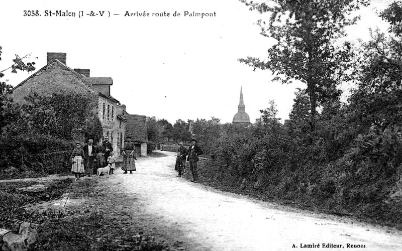 Ville de Saint-Malon-sur-Mel (Bretagne).