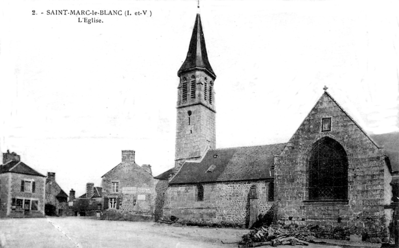Eglise de Saint-Marc-le-Blanc (Bretagne).