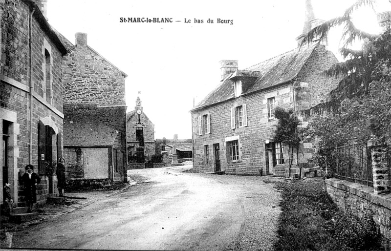 Ville de Saint-Marc-le-Blanc (Bretagne).