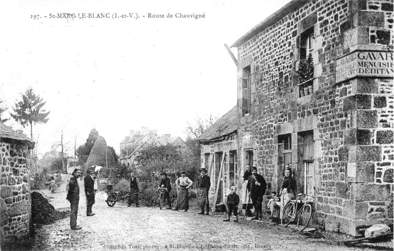 Ville de Saint-Marc-le-Blanc (Bretagne).