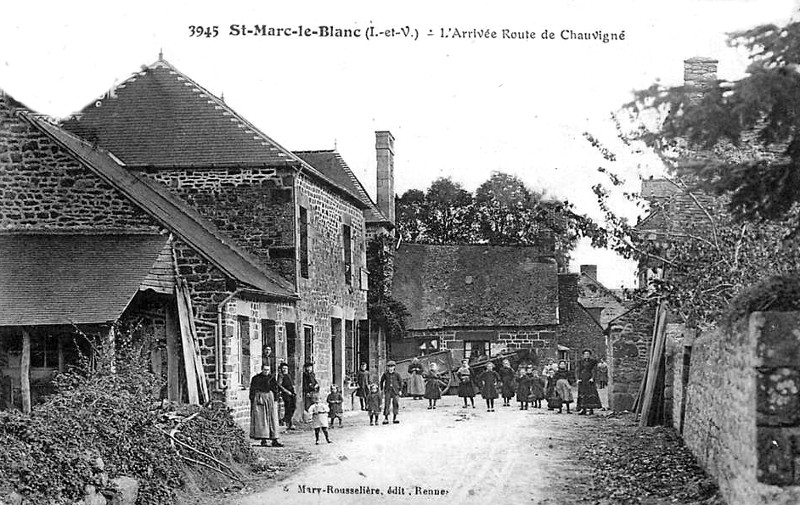 Ville de Saint-Marc-le-Blanc (Bretagne).