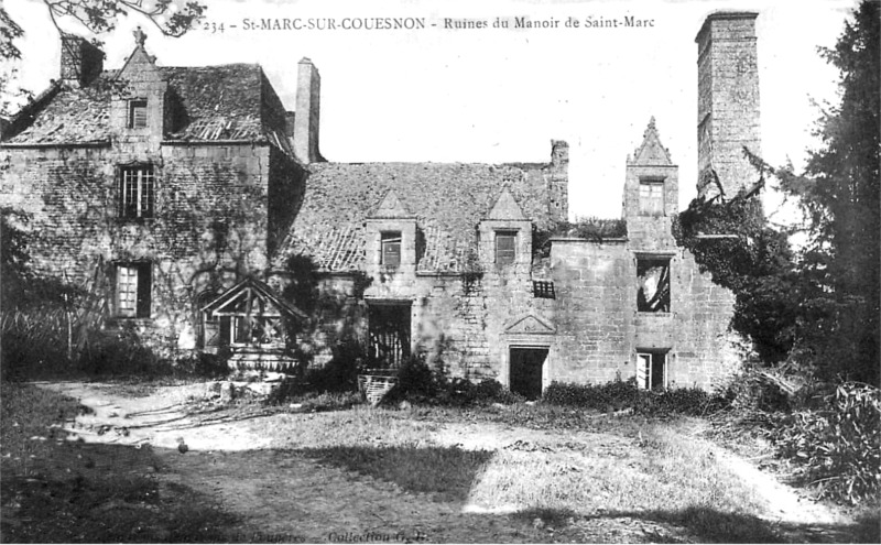 Le manoir de Saint-Marc ou Saint-Mard  Saint-Marc-sur-Couesnon (Bretagne).