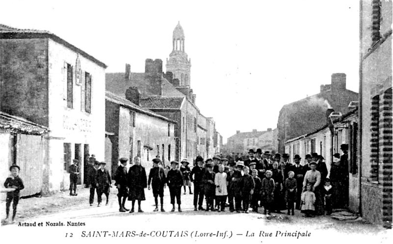 Ville de Saint-Mars-de-Coutais (Bretagne).