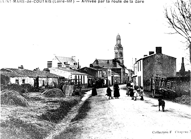 Ville de Saint-Mars-de-Coutais (Bretagne).