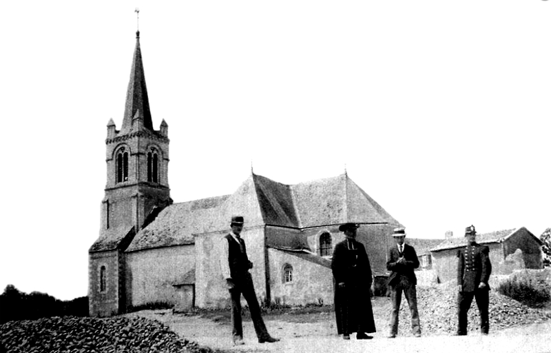 Ancienne glise de Saint-Mars-de-Coutais (Bretagne).