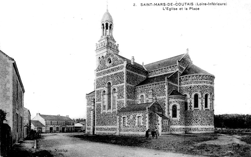 Eglise de Saint-Mars-de-Coutais (Bretagne).