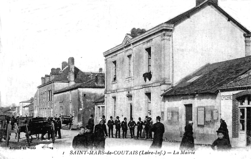 Ville de Saint-Mars-de-Coutais (Bretagne).