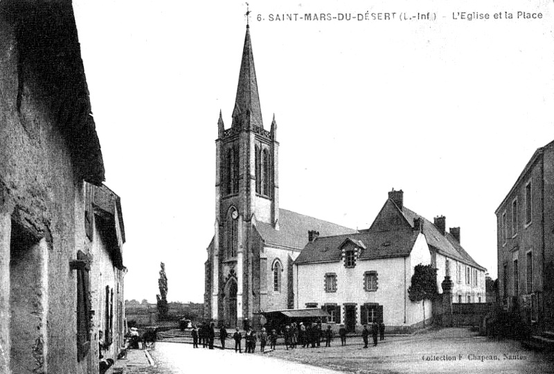 Ville de Saint-Mars-du-Désert (anciennement en Bretagne).
