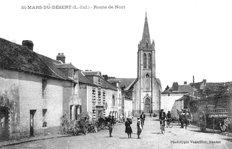 Ville de Saint-Mars-du-Désert (anciennement en Bretagne).