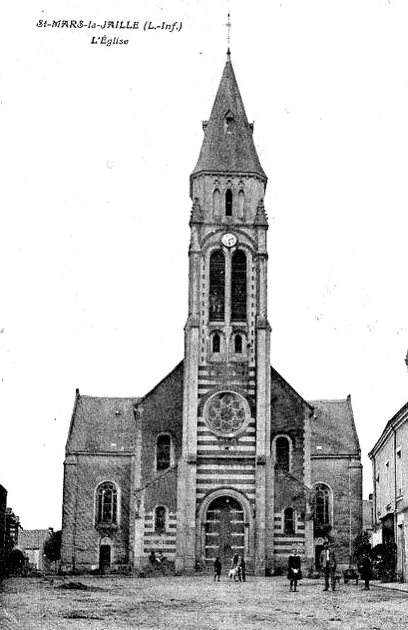 Eglise de Saint-Mars-la-Jaille (anciennement en Bretagne).