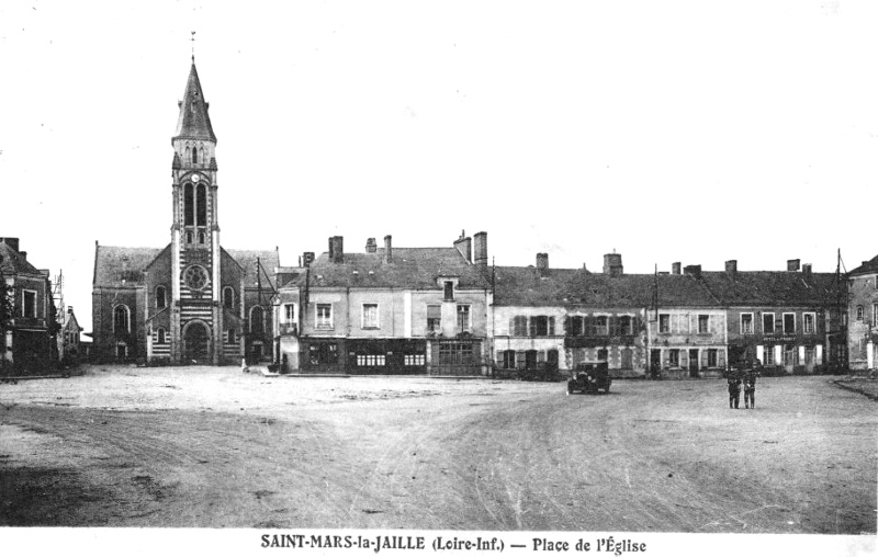 Ville de Saint-Mars-la-Jaille (anciennement en Bretagne).