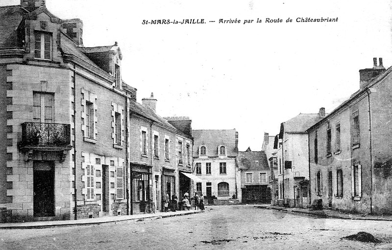 Ville de Saint-Mars-la-Jaille (anciennement en Bretagne).