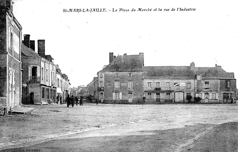 Ville de Saint-Mars-la-Jaille (anciennement en Bretagne).