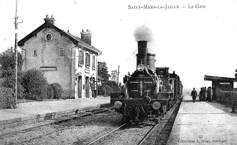 Gare de Saint-Mars-la-Jaille (anciennement en Bretagne).