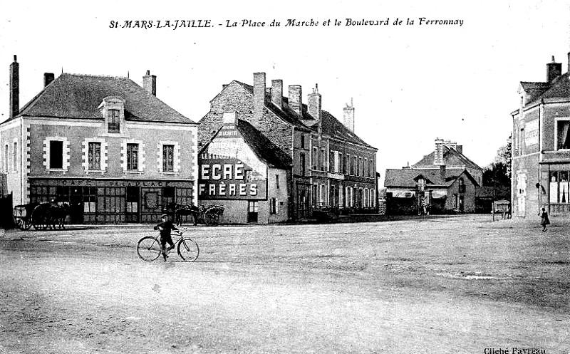 Ville de Saint-Mars-la-Jaille (anciennement en Bretagne).