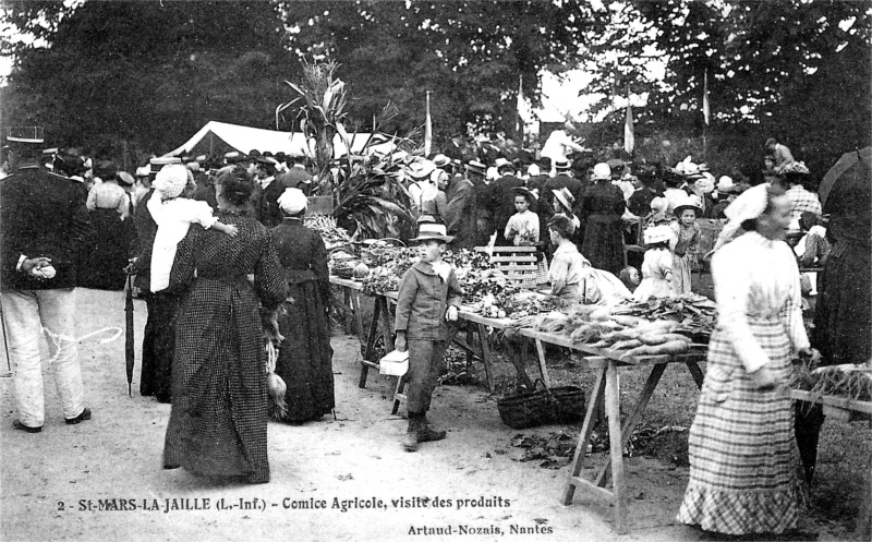 Ville de Saint-Mars-la-Jaille (anciennement en Bretagne).