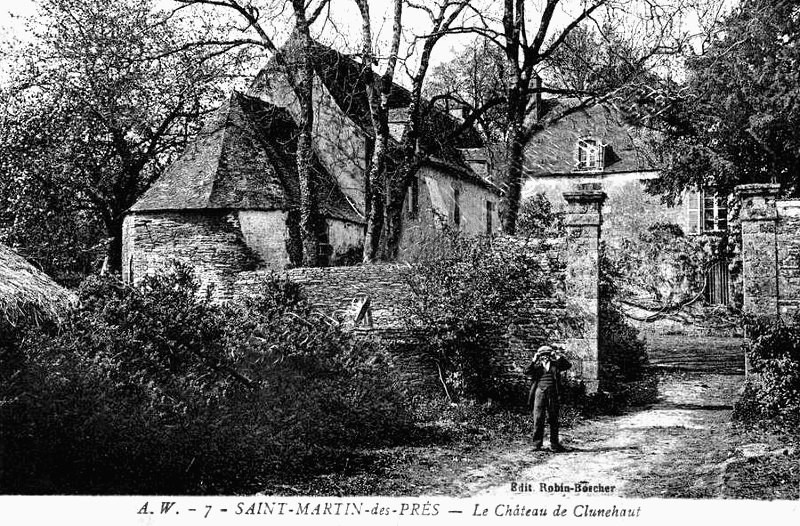 Manoir de Saint-Martin-des-Prs (Bretagne).