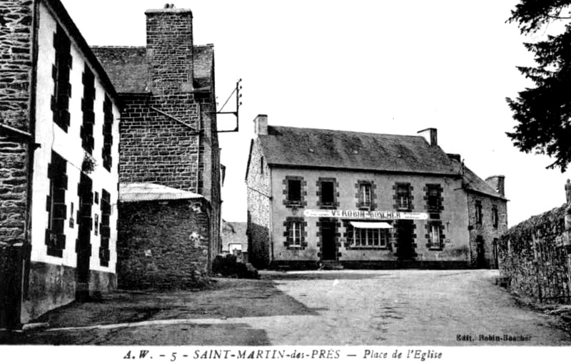 Ville de Saint-Martin-des-Prs (Bretagne).