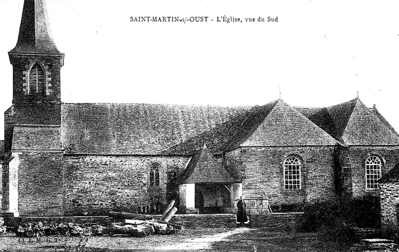 Eglise de Saint-Martin-sur-Oust (Bretagne).