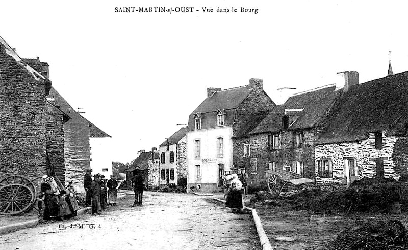 Ville de Saint-Martin-sur-Oust (Bretagne).