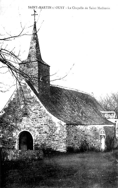 Chapelle de Saint-Martin-sur-Oust (Bretagne).