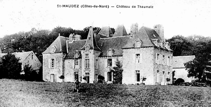 Chteau de Thaumatz  Saint-Maudez (Bretagne).