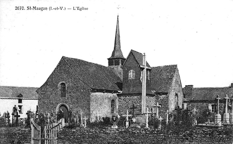 Eglise de Saint-Maugan (Bretagne).