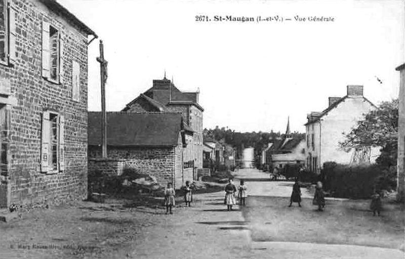 Ville de Saint-Maugan (Bretagne).