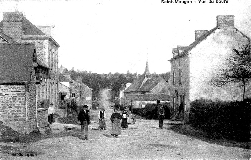 Ville de Saint-Maugan (Bretagne).