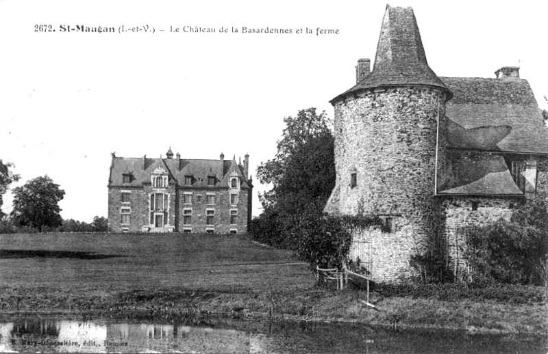 Chteau de Saint-Maugan (Bretagne).