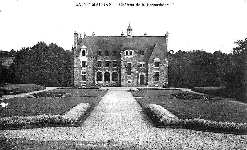 Chteau de Saint-Maugan (Bretagne).